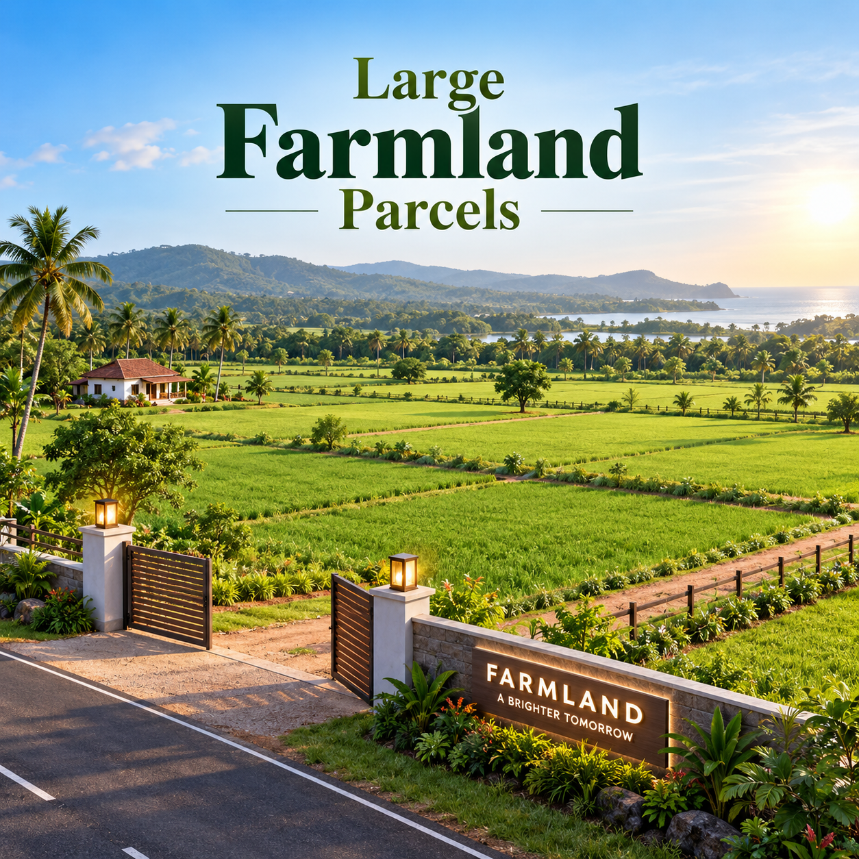 Large farmland for sale in South Goa
